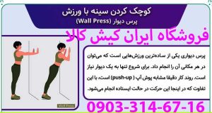 ورزش کوچگ کردن سینه پرس دیوار Wall Press